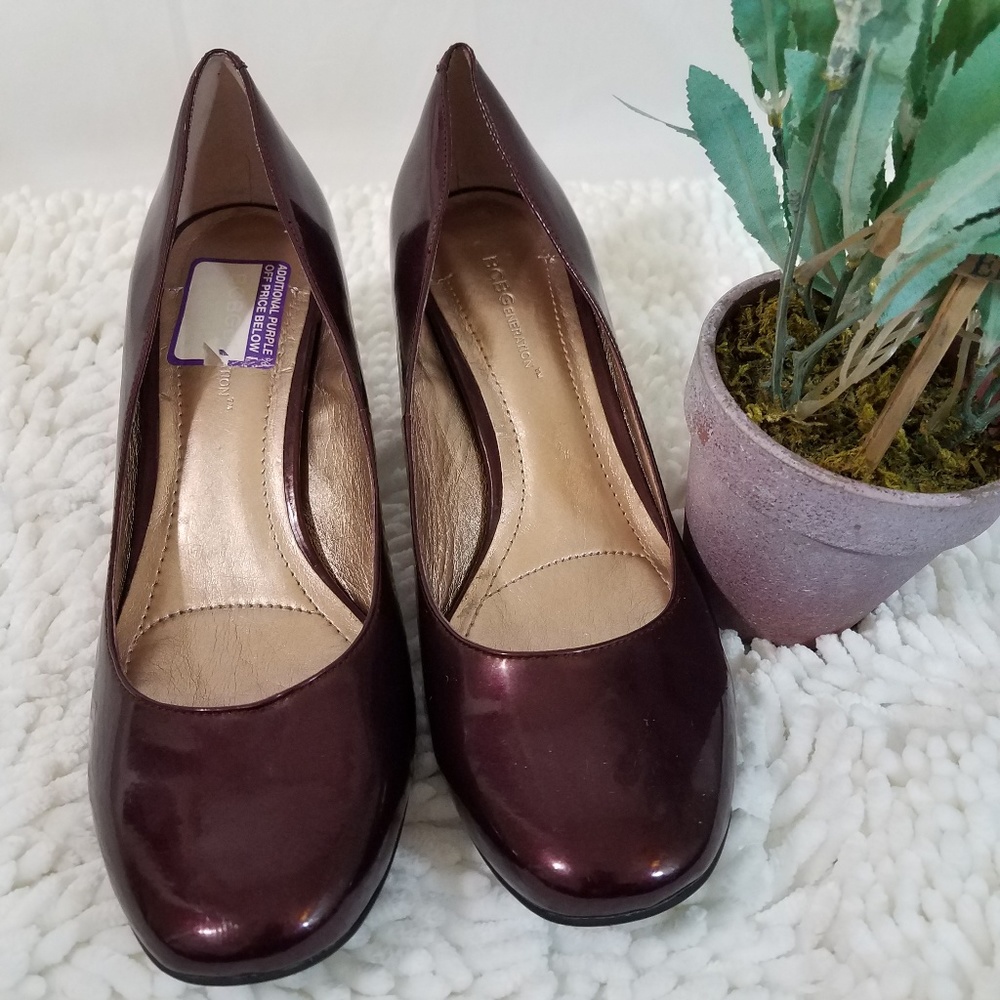 BCBGirls patent leather heels